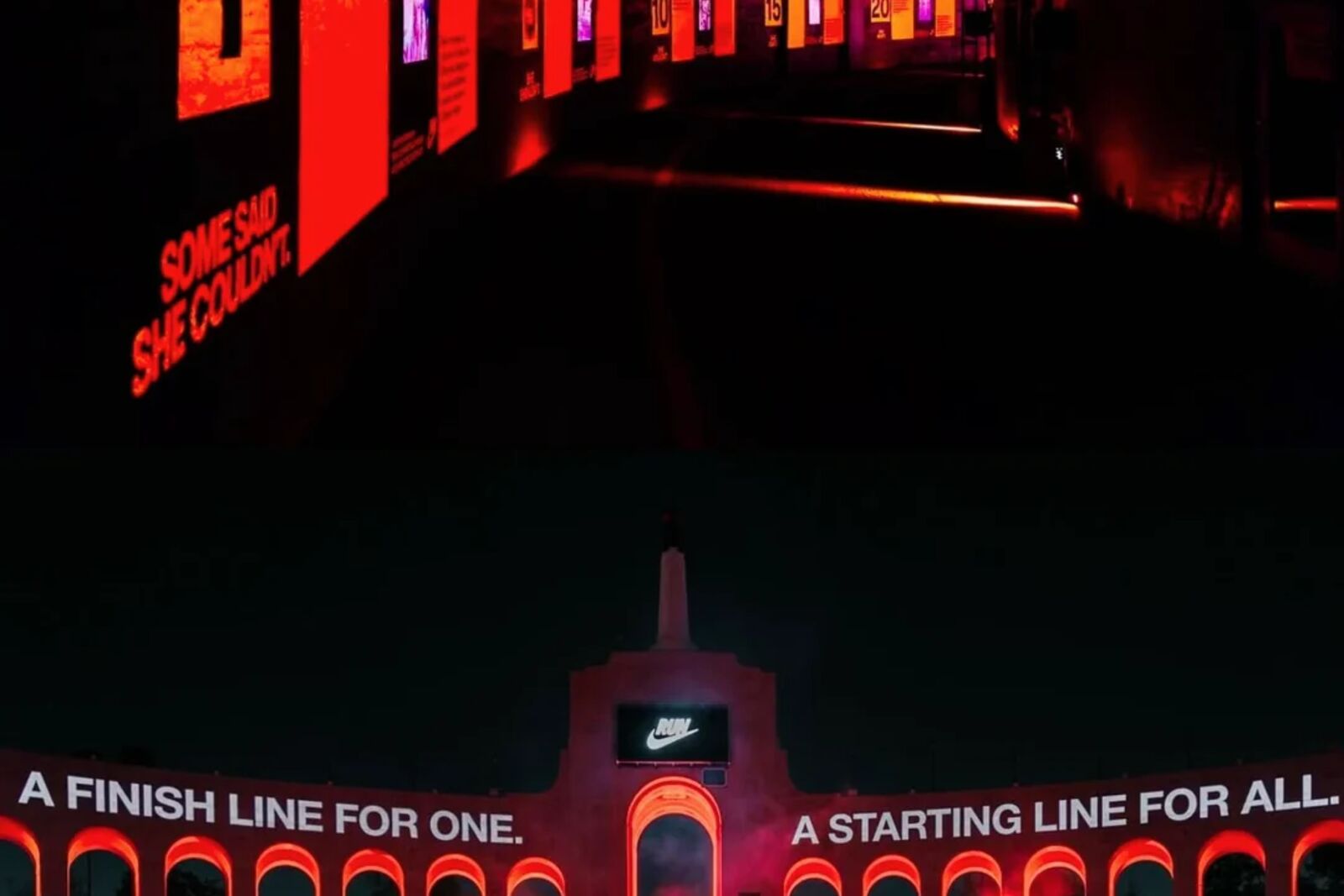 Nike × 马拉松洛杉矶体育馆联名晚宴